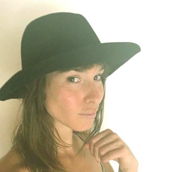 Brixton floppy brim black wool hat - Picture 1 of 1